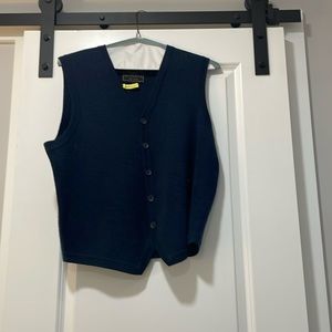 Jos A Bank Navy Reserve sweater vest. Only been worn once